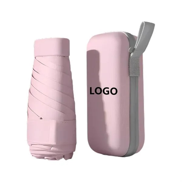 Compact Foldable Travel Umbrella with EVA Case