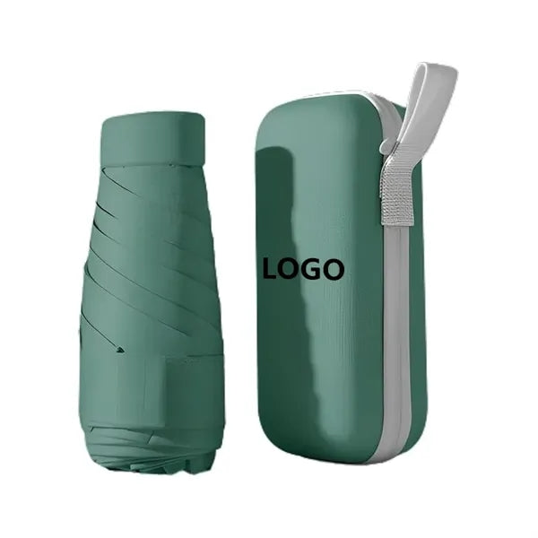 Compact Foldable Travel Umbrella with EVA Case