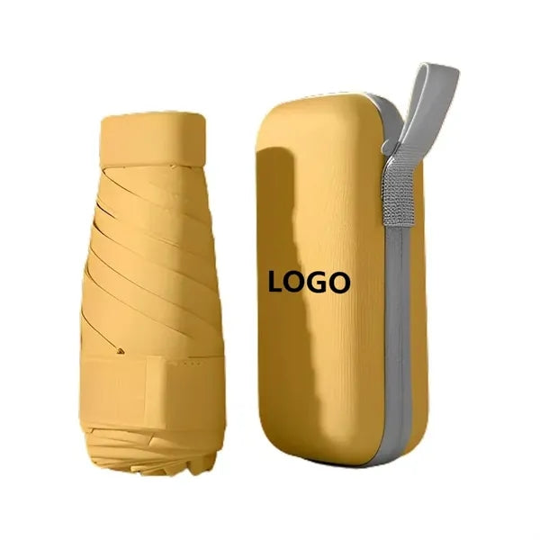 Compact Foldable Travel Umbrella with EVA Case