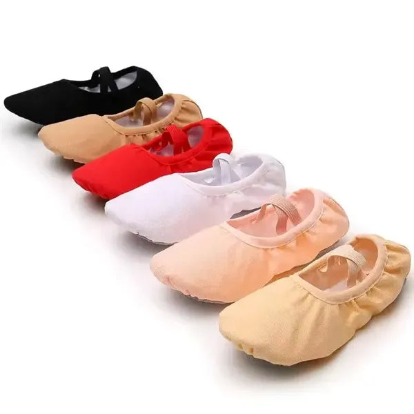 Soft Canvas Ballet Dance Shoes