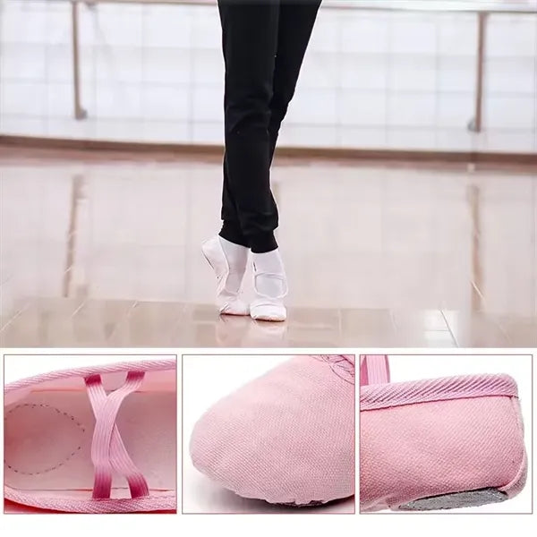Soft Canvas Ballet Dance Shoes