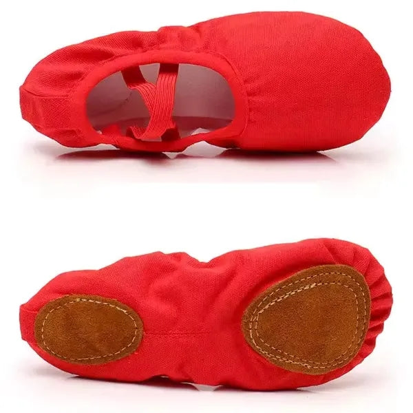 Soft Canvas Ballet Dance Shoes