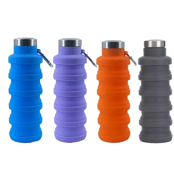 Collapsible Silicone Sport Water Bottle