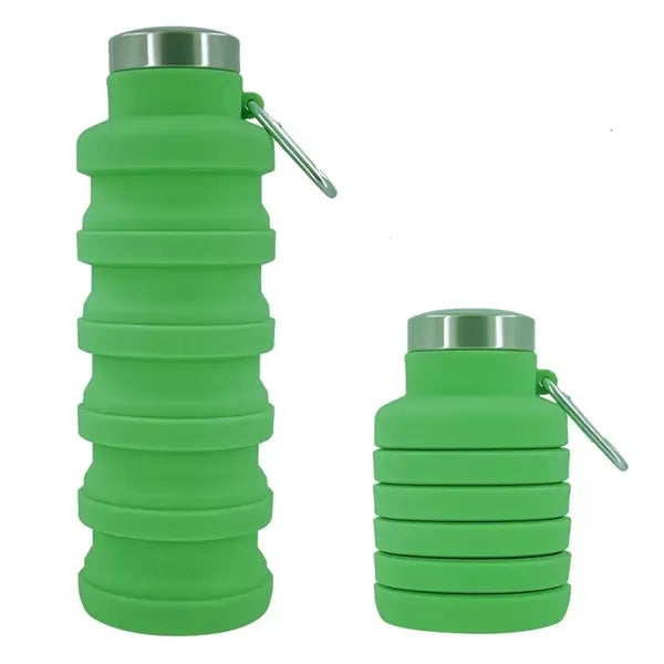 Collapsible Silicone Sport Water Bottle