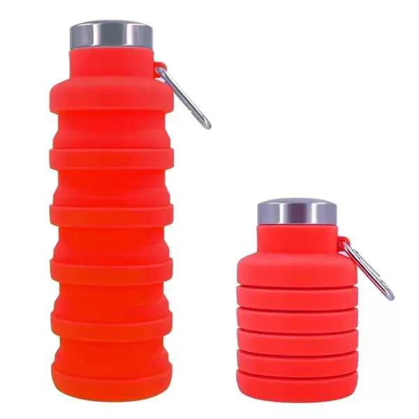 Collapsible Silicone Sport Water Bottle