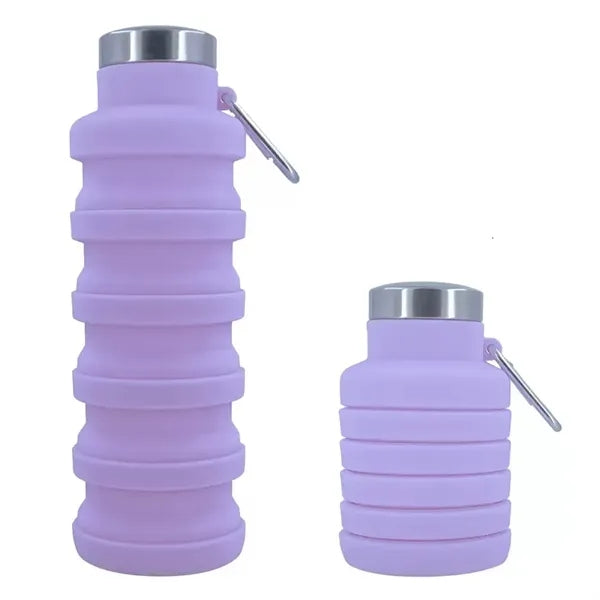 Collapsible Silicone Sport Water Bottle