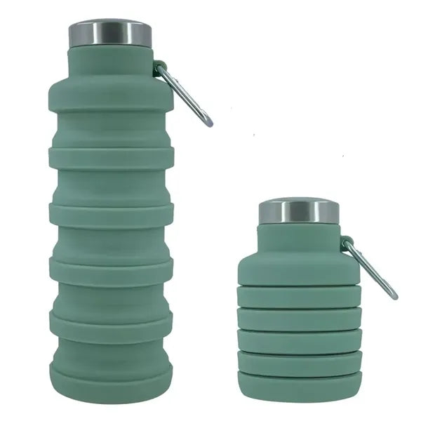 Collapsible Silicone Sport Water Bottle