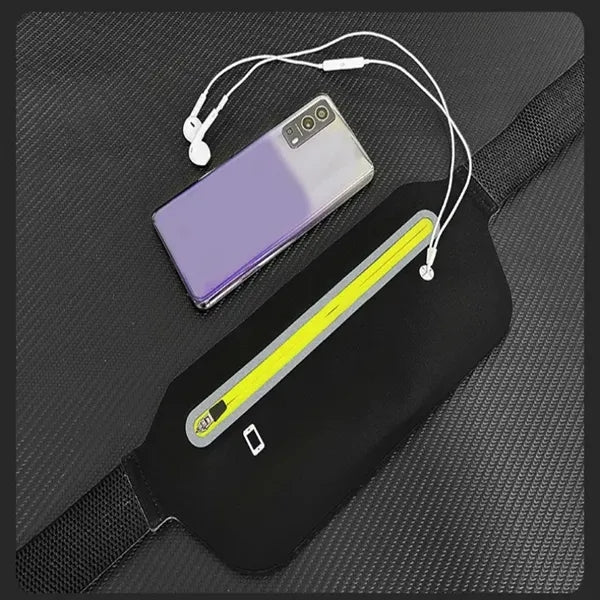 Lightweight Fitted Reflective Lycra Waterproof Waist Pouch