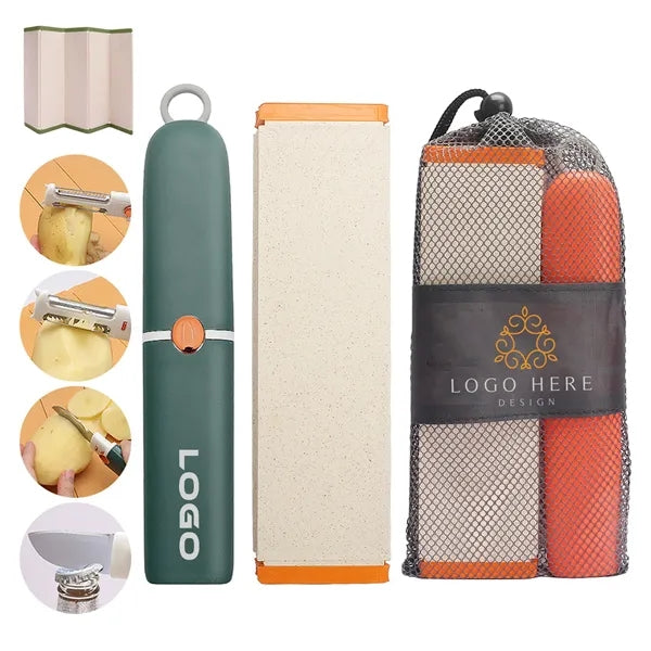 5in1 Collapsible Cutting Board Knife Set