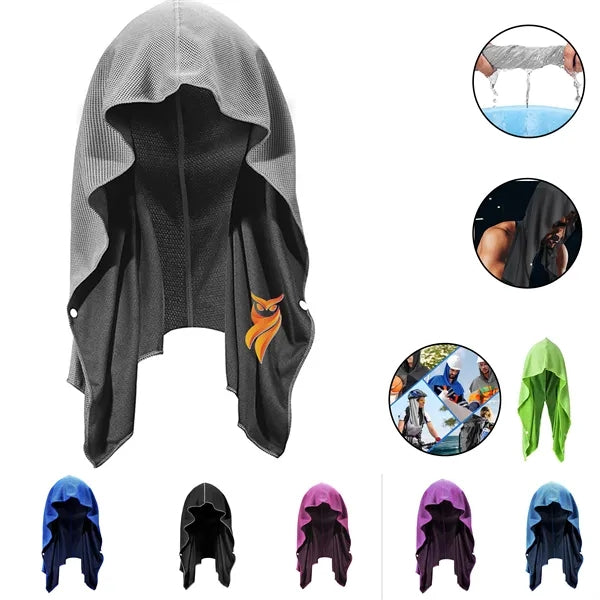Cooling Hoodie Towels for Neck and Face