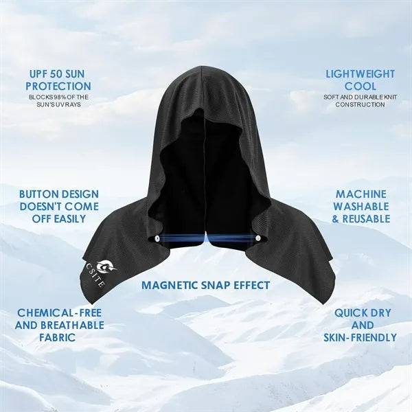 Cooling Hoodie Towels for Neck and Face
