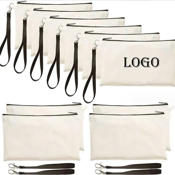 Canvas Zipper Pencil Pouch