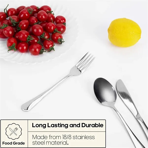 Portable Stainless Steel 4 Pieces Travel Silverware Set