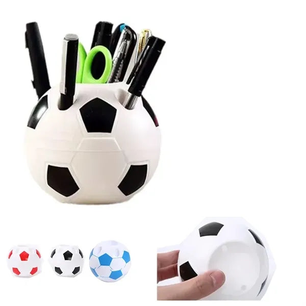 4'' Plastic Soccer Ball Shaped Pen/Pencil Holder