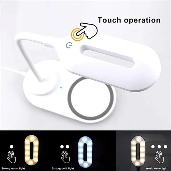 Wireless Charging LED Desk Lighting Lamp