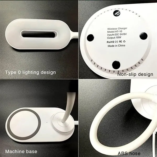 Wireless Charging LED Desk Lighting Lamp