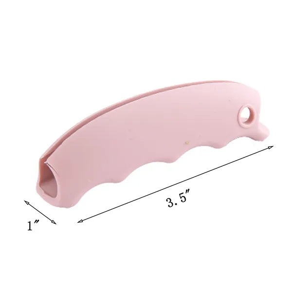 Silicone shopping bag handle