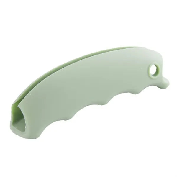 Silicone shopping bag handle
