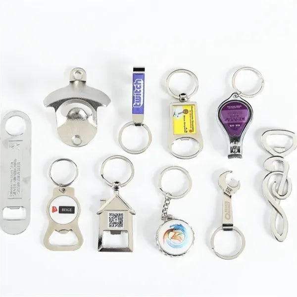 House Shaped Bottle Opener Keychain