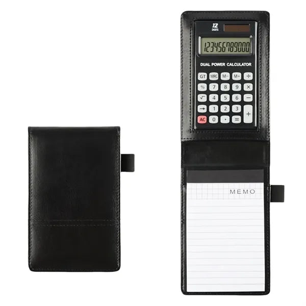 Leather A7 Multifunctional Calculator Notepad