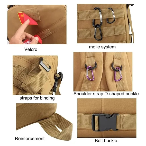 Large Capacity Outdoor Waterproof Tactical Backpacks