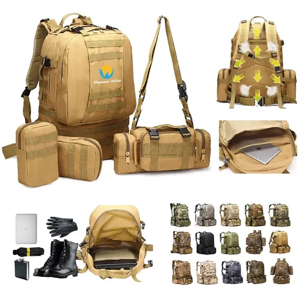 Tactical Camouflage Outdoor Waterproof Backpack