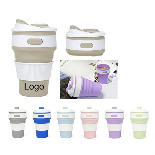 Portable Collapsible Silicone Mug Coffee Mugs