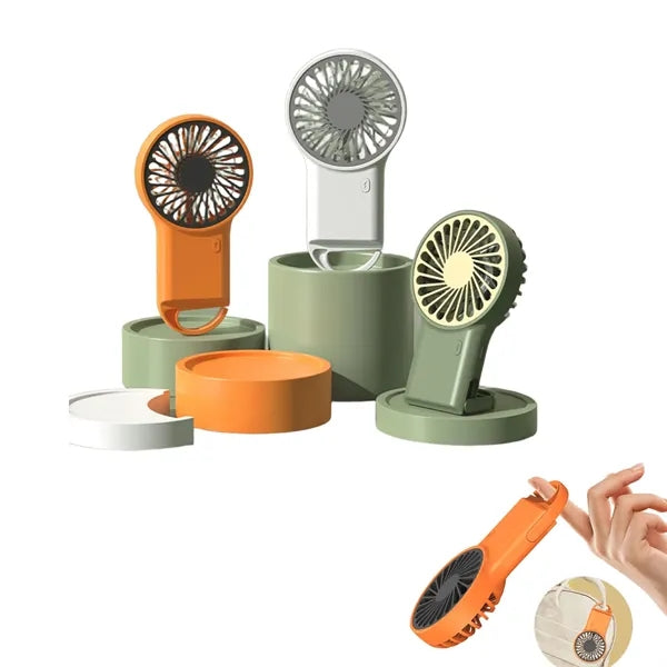 Compact Cooling Fan with Hook & Type-C Charging