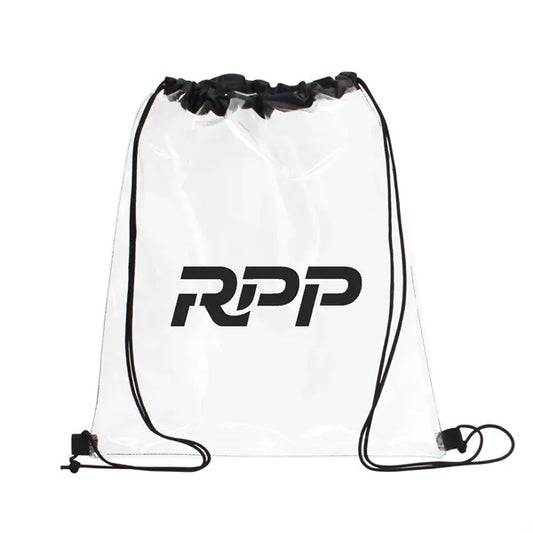 Clear PVC Drawstring Backpack