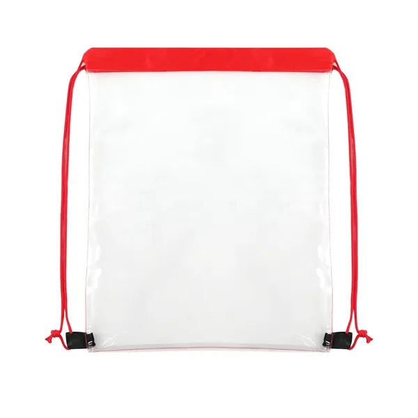 Clear PVC Drawstring Backpack