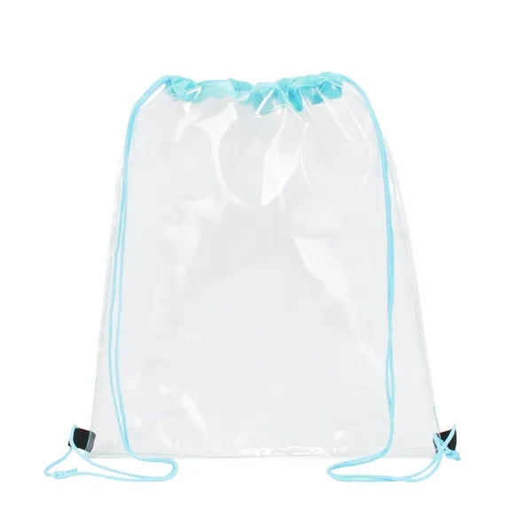 Clear PVC Drawstring Backpack