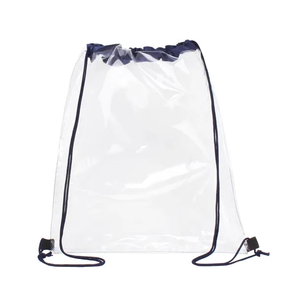 Clear PVC Drawstring Backpack