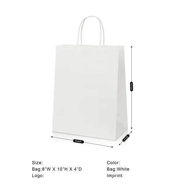 Twisted Handle Kraft Shopper Bag