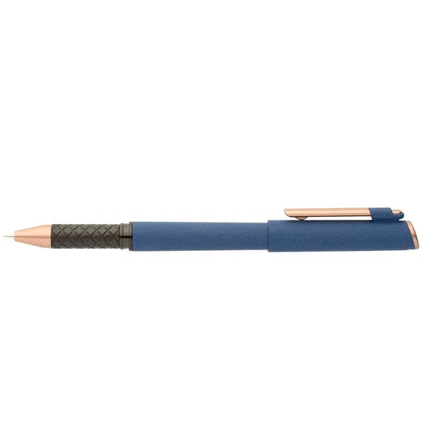 York Recycled Plastic Bronze Trim Stylus Gel Pen-ColorJet