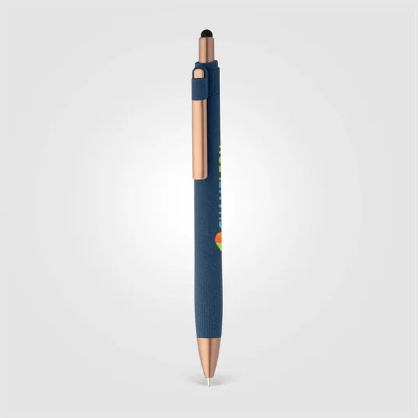 York Recycled Plastic Bronze Trim Stylus Ballpt Pen - Color