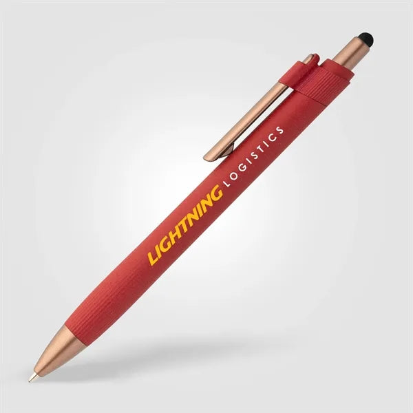 York Recycled Plastic Bronze Trim Stylus Ballpt Pen - Color