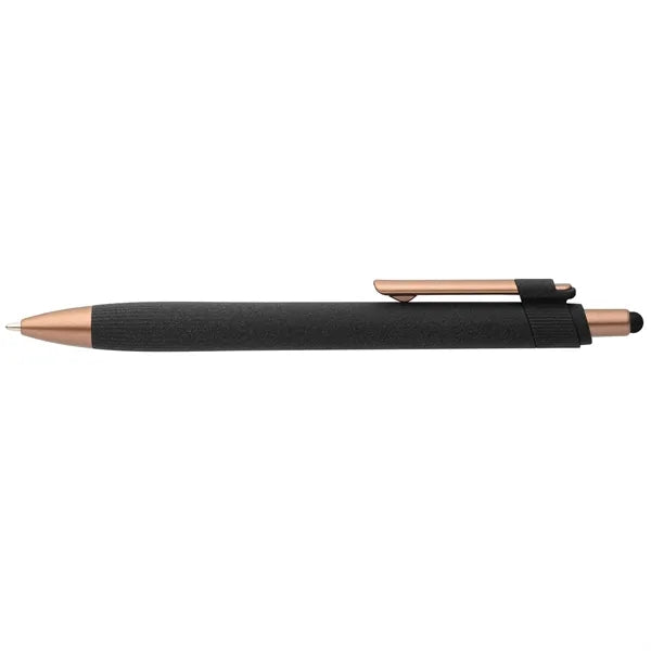 York Recycled Plastic Bronze Trim Stylus Ballpt Pen - Color