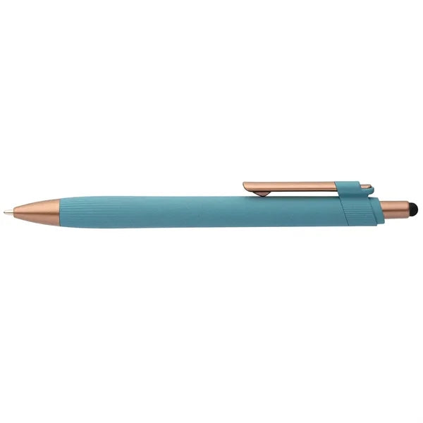 York Recycled Plastic Bronze Trim Stylus Ballpt Pen - Color