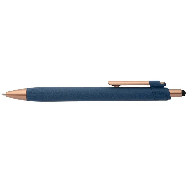 York Recycled Plastic Bronze Trim Stylus Ballpt Pen - Color