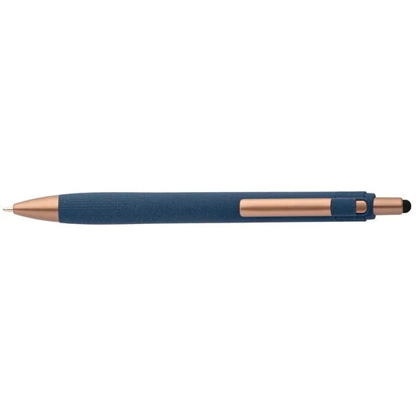 York Recycled Plastic Bronze Trim Stylus Ballpt Pen - Color