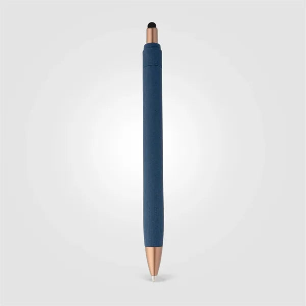 York Recycled Plastic Bronze Trim Stylus Ballpoint Pen