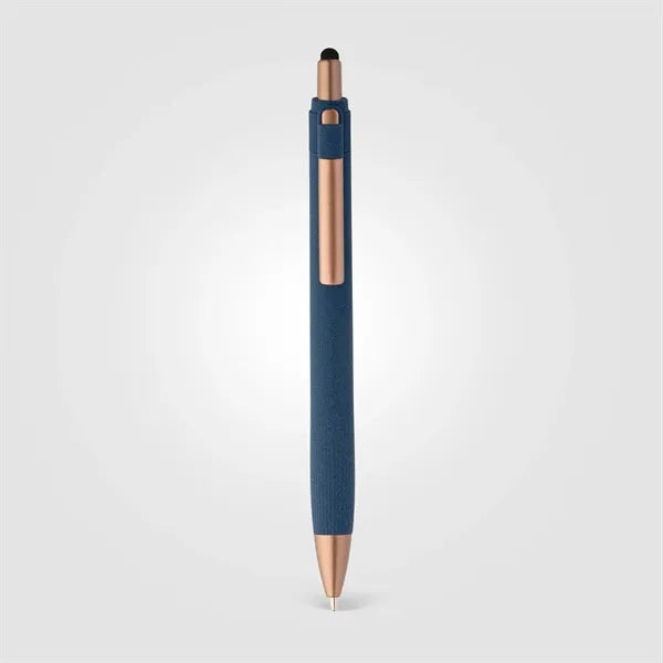 York Recycled Plastic Bronze Trim Stylus Ballpoint Pen