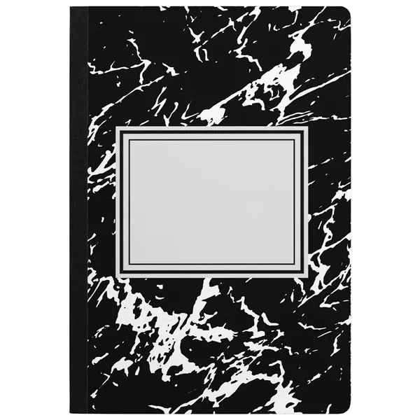Slate FSC Paper Marble Hardcover Composition Notebook - A5