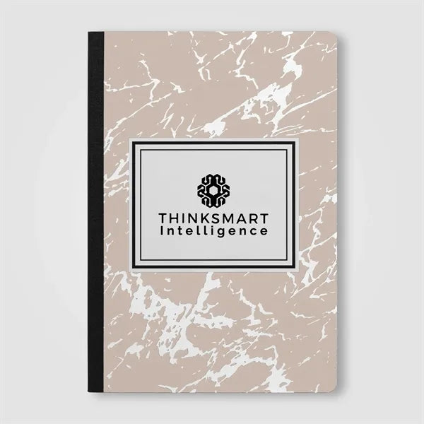 Slate FSC Paper Marble Hardcover Composition Notebook - A5