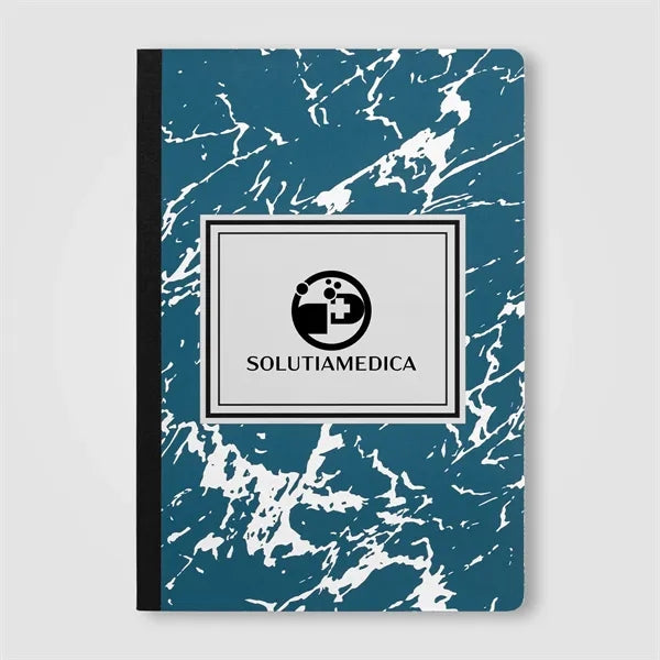Slate FSC Paper Marble Hardcover Composition Notebook - A5