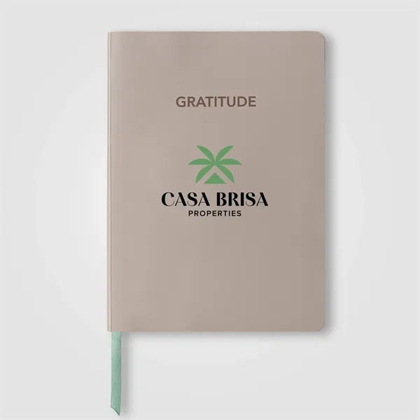 Gaia FSC Paper Ribbon Marker Gratitude Journal - A5-ColorJet