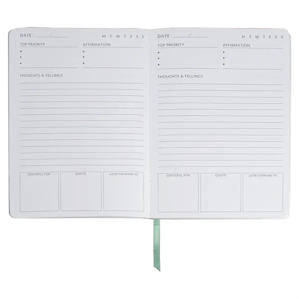 Gaia FSC Paper Ribbon Marker Gratitude Journal - A5-ColorJet
