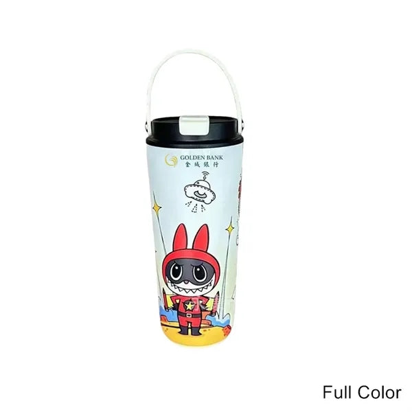 25 oz LABUBU Cartoon Stainless Steel Straw Tumbler W/ Handle