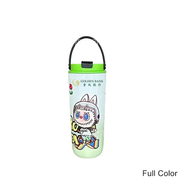 25 oz LABUBU Cartoon Stainless Steel Straw Tumbler W/ Handle