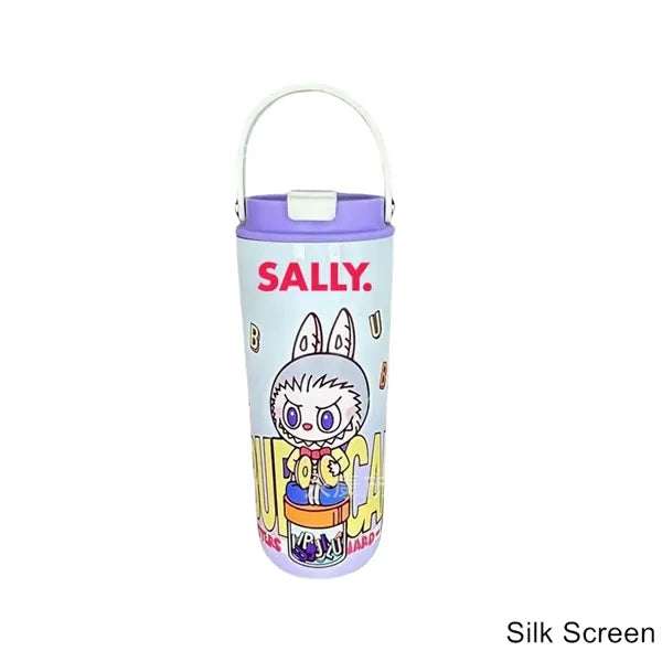25 oz LABUBU Cartoon Stainless Steel Straw Tumbler W/ Handle